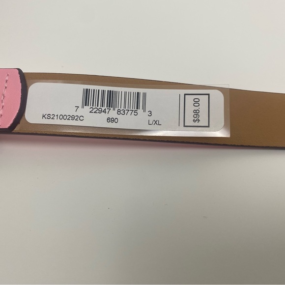 Kate Spade Bow Belt Bag Pink Leather Women's Size L/XL - Picture 11 of 13